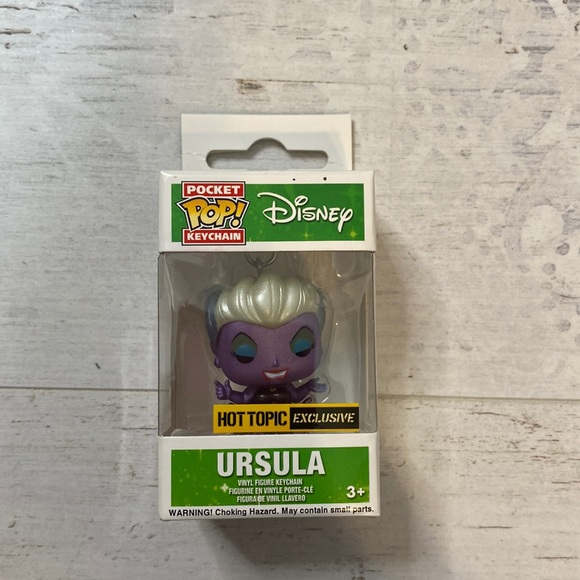 Funko Pop Ursula Metallic Disney Exclusive Pocket Pop Keychain - Picture 1 of 10